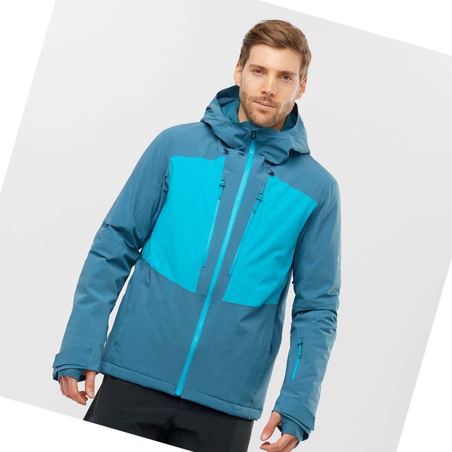 Salomon HIGHLAND INSULATED Jacka Herr Blå | SE329CTV