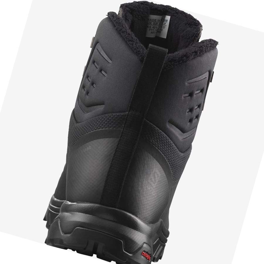 Salomon OUTBLAST THINSULATE™ CLIMASALOMON™ WATERPROOF Vinterkängor Herr Svarta | SE242TCE