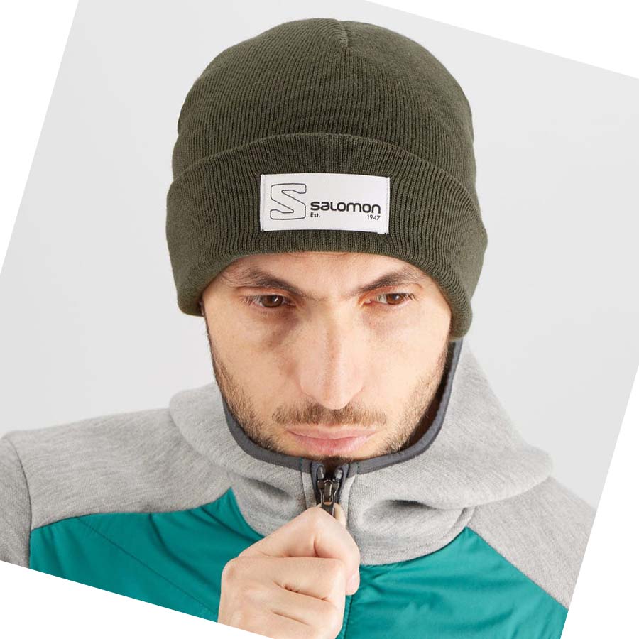 Salomon OUTLIFE LOGO Hatt Dam Olivgröna | SE1468SGL