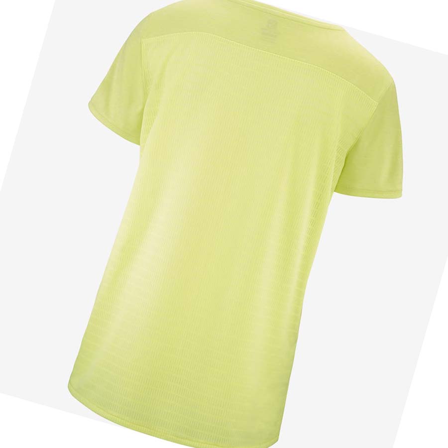 Salomon OUTLINE SUMMER T-shirt Dam Mintgröna | SE1078QMA