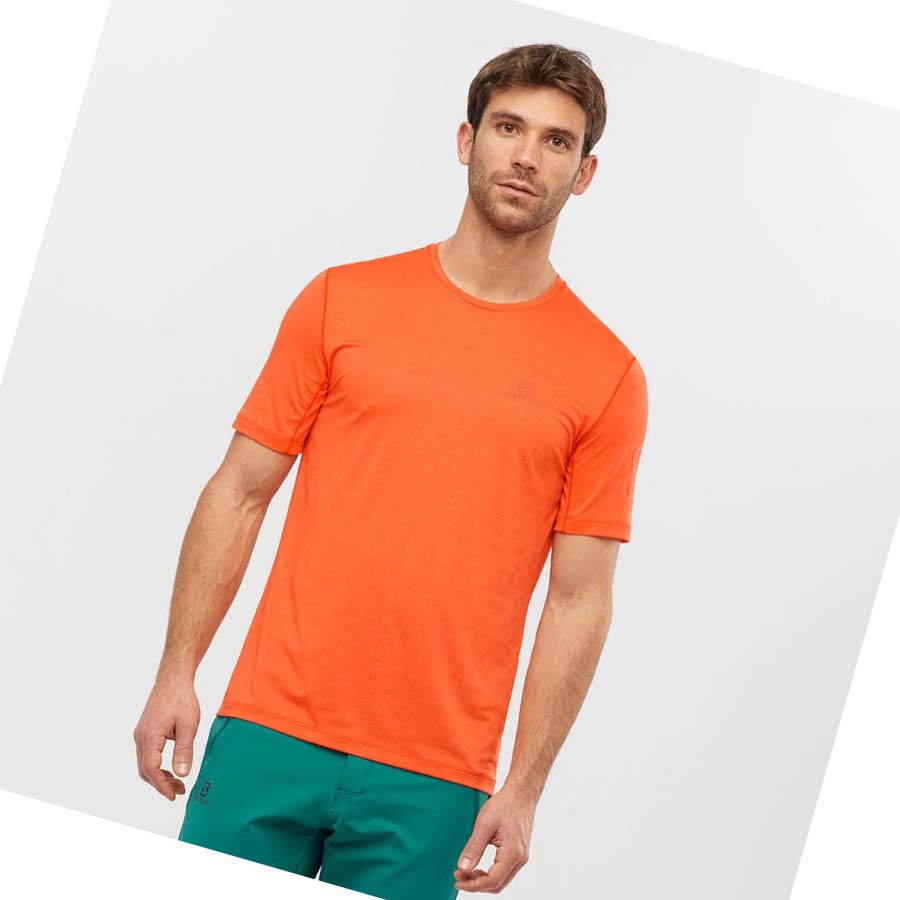 Salomon OUTLINE T-shirt Herr Orange | SE375WNB