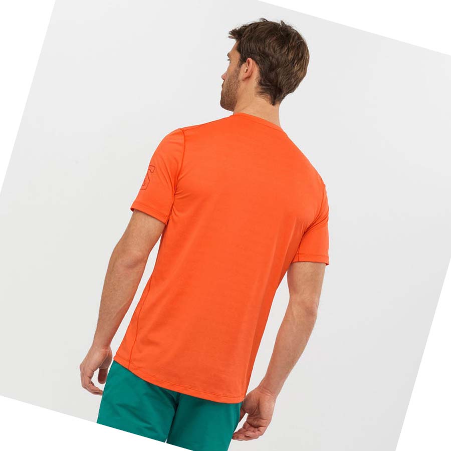 Salomon OUTLINE T-shirt Herr Orange | SE375WNB