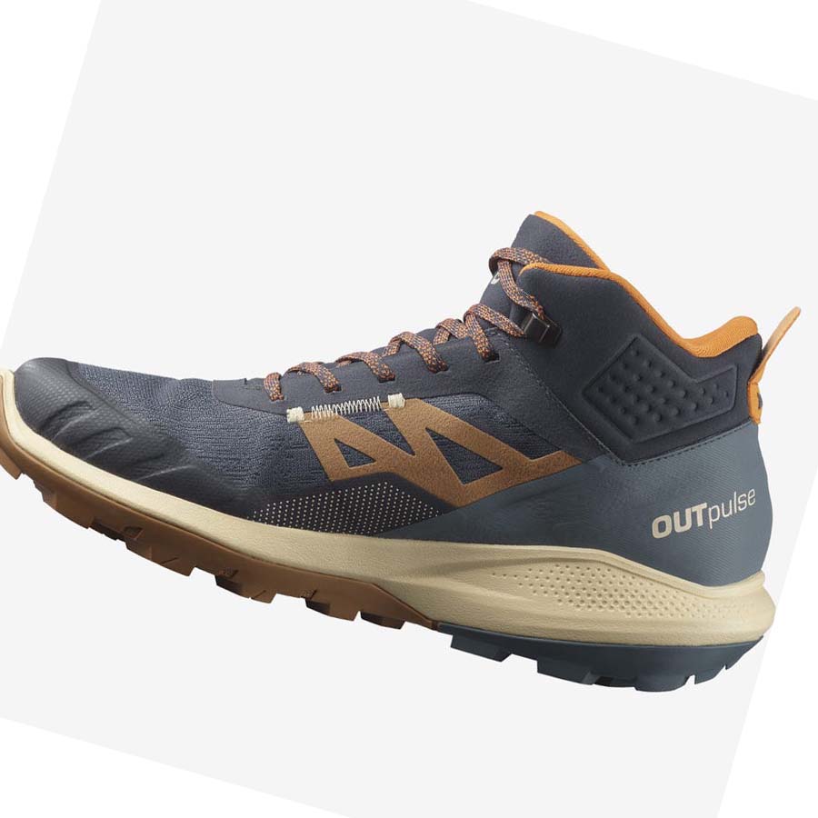 Salomon OUTPULSE MID GORE-TEX Vandringsskor Herr Grå | SE87RVD