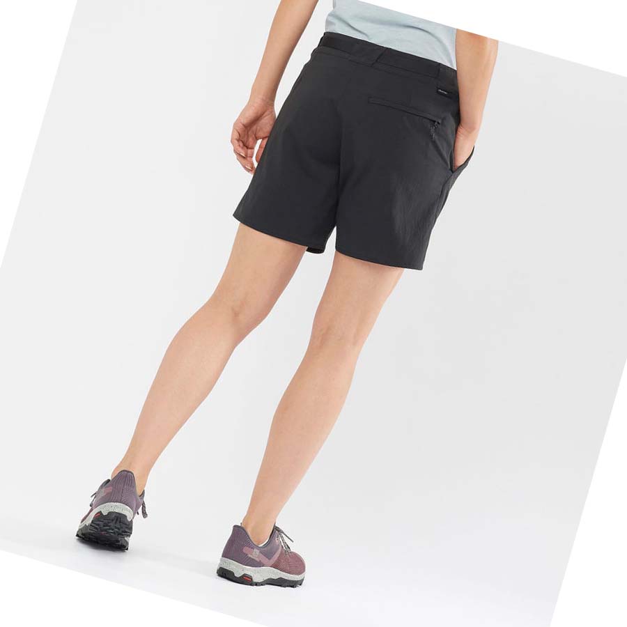 Salomon OUTRACK Shorts Dam Svarta | SE1264VRW