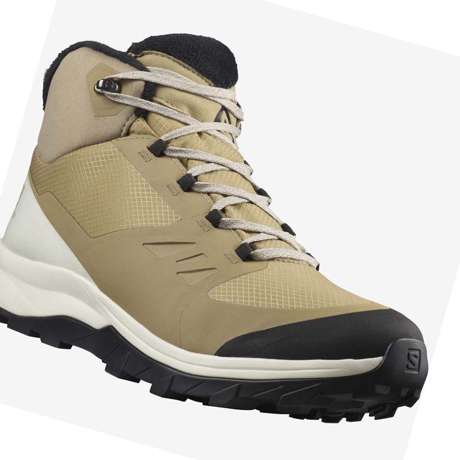 Salomon OUTSNAP CLIMASALOMON™ WATERPROOF Vinterkängor Herr Bruna | SE241YXF