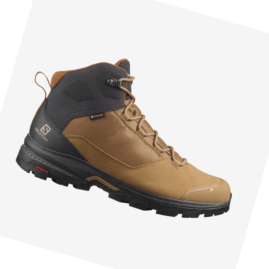 Salomon OUTWARD GORE-TEX Vandringsskor Herr Svarta Bruna | SE21KOR