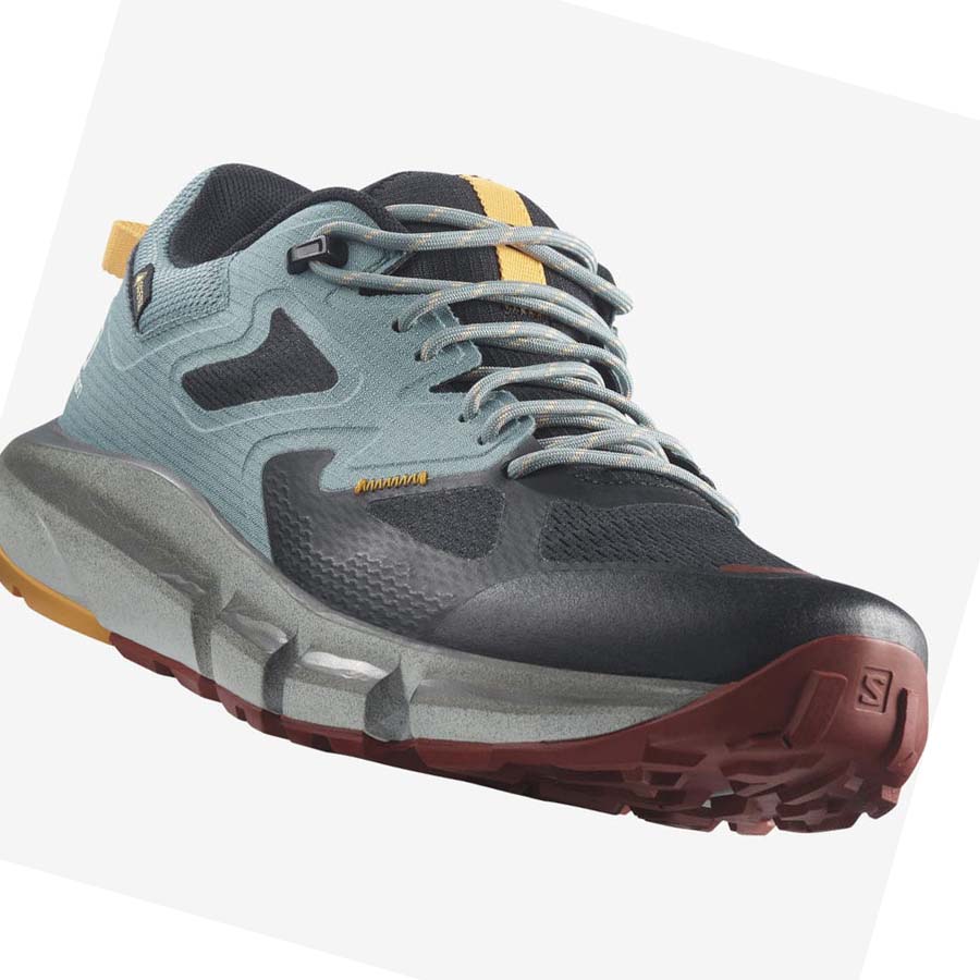 Salomon PREDICT HIKE GORE-TEX Vandringsskor Herr Svarta Orange | SE76GSO