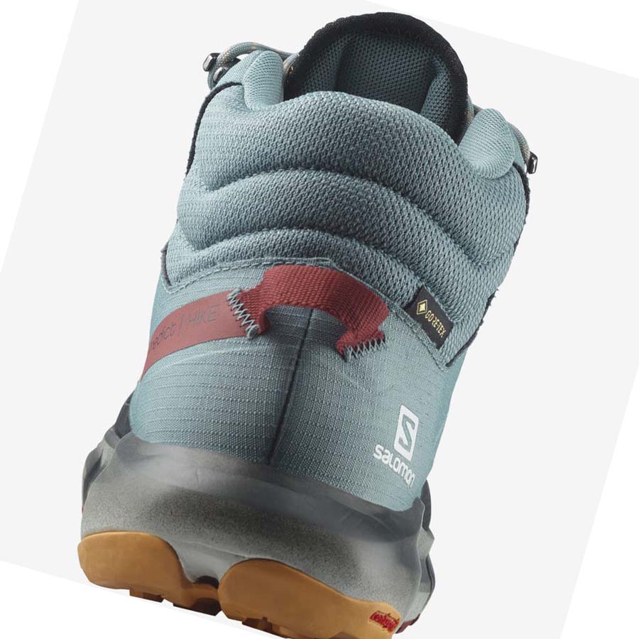 Salomon PREDICT HIKE MID GORE-TEX Vandringsskor Herr Turkos | SE82OKI