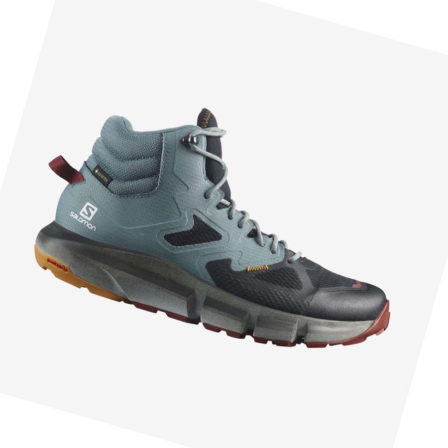 Salomon PREDICT HIKE MID GORE-TEX Vandringsskor Herr Turkos | SE82OKI