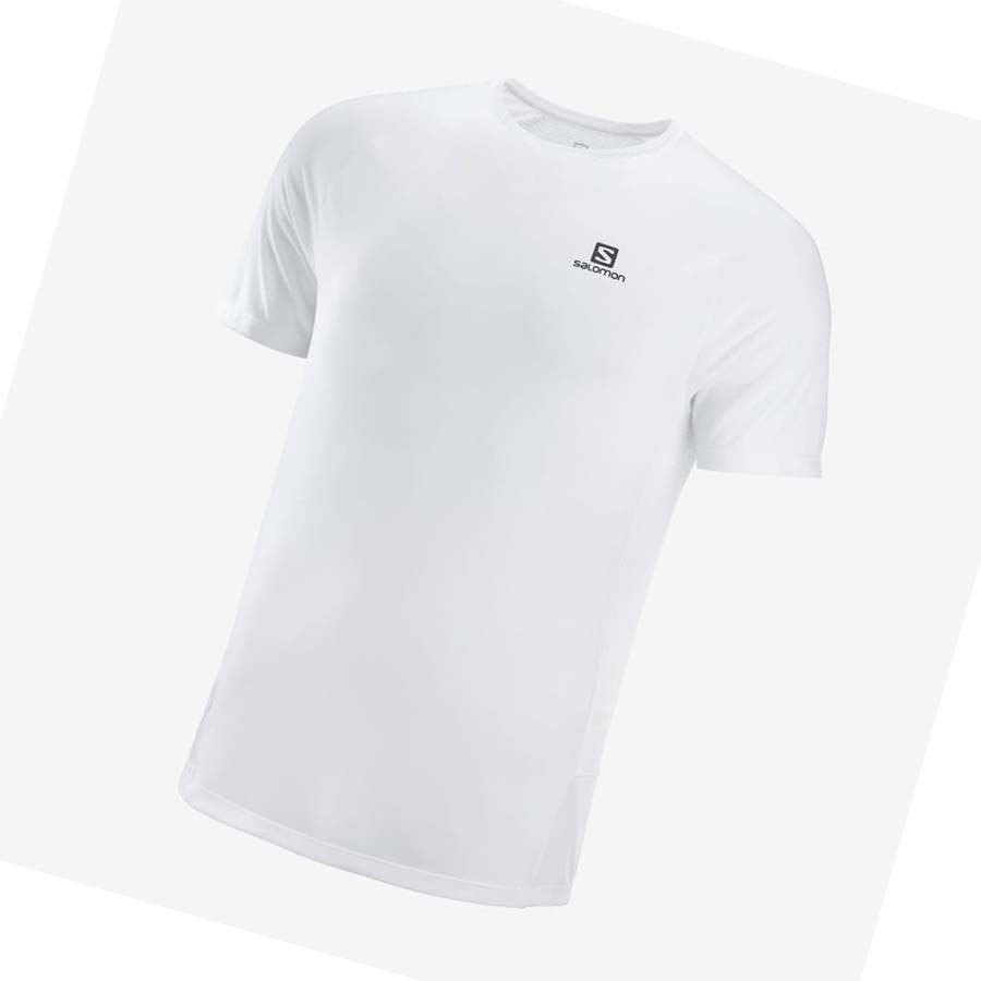 Salomon PROMO CROSS REBEL T-shirt Herr Vita | SE385KOR