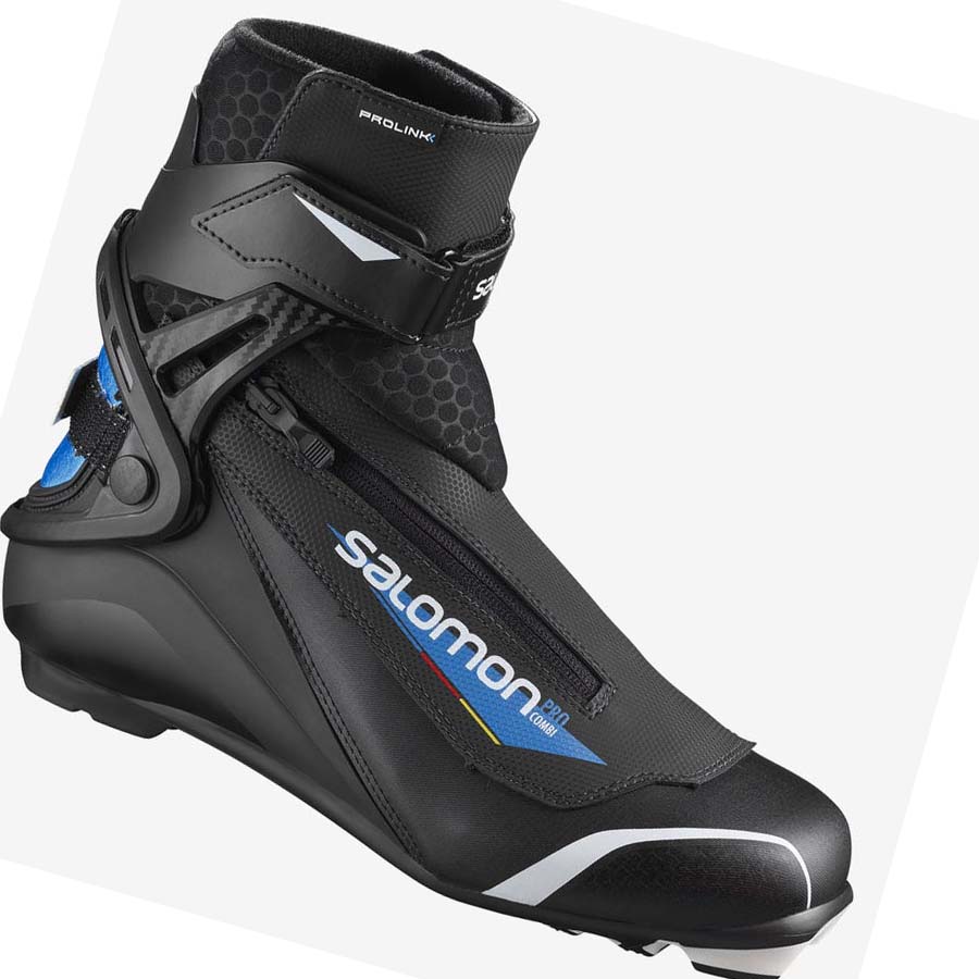 Salomon PRO COMBI PROLINK Pjäxor Dam Svarta Blå | SE1573DFM