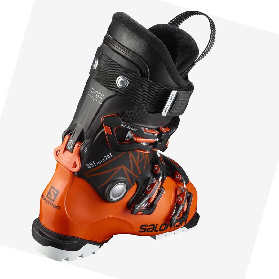 Salomon QST ACCESS 70 T Pjäxor Barn Orange Svarta | SE1620ILH