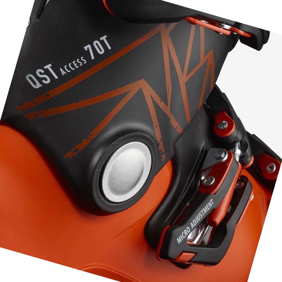 Salomon QST ACCESS 70 T Pjäxor Barn Orange Svarta | SE1620ILH