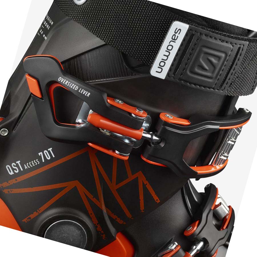 Salomon QST ACCESS 70 T Pjäxor Barn Orange Svarta | SE1620ILH