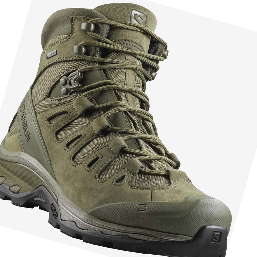 Salomon QUEST 4D GORE-TEX FORCES 2 EN Stövlar Herr Olivgröna | SE258GSO