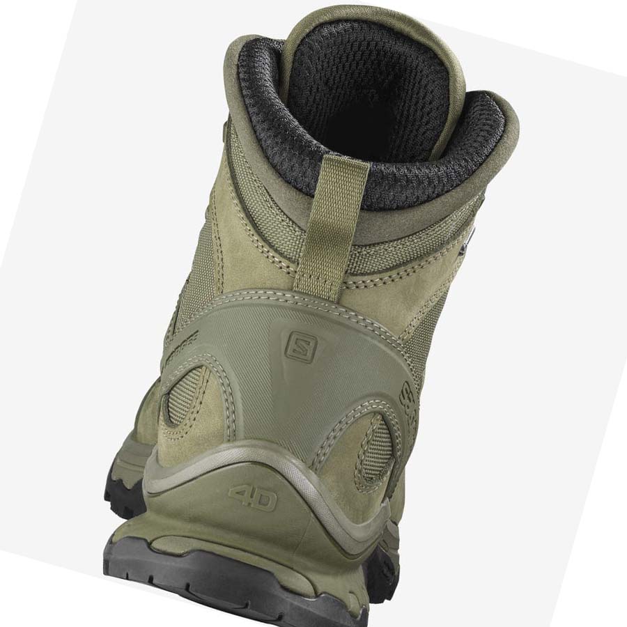 Salomon QUEST 4D GORE-TEX FORCES 2 EN Stövlar Herr Olivgröna | SE258GSO