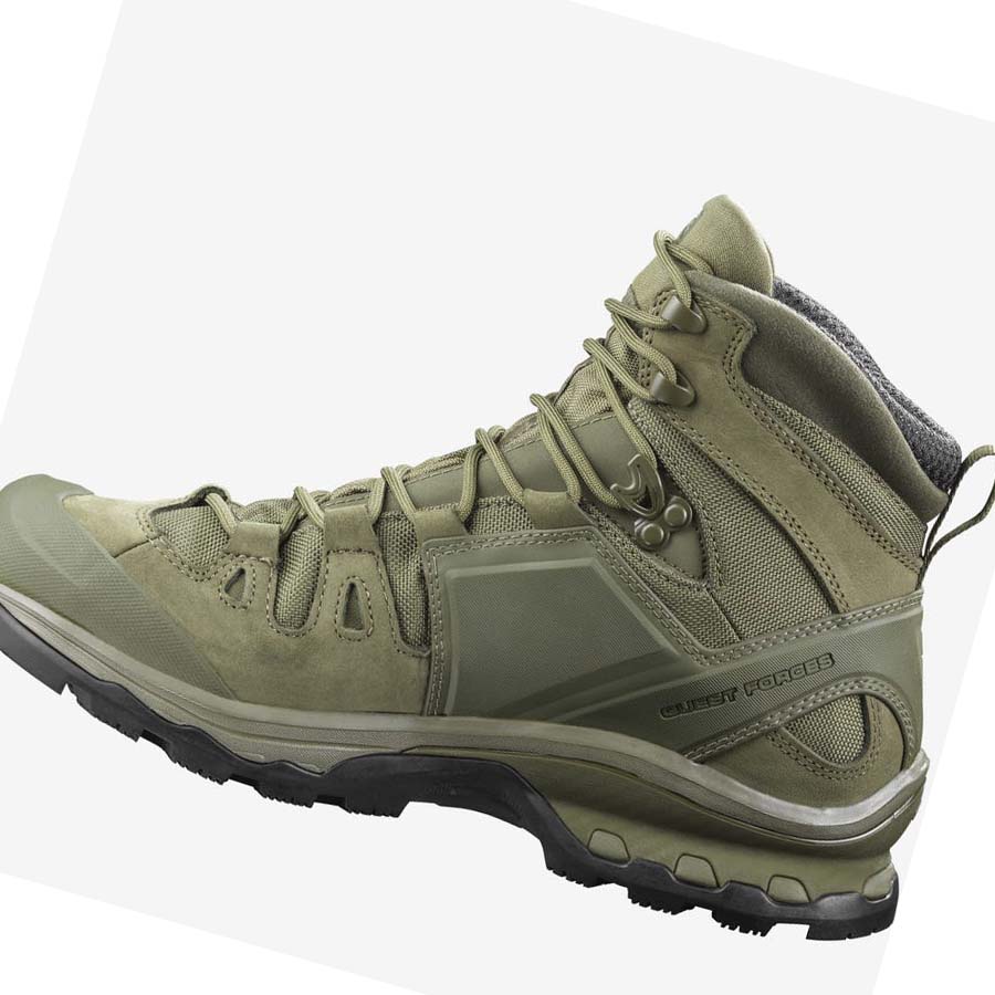 Salomon QUEST 4D GORE-TEX FORCES 2 EN Stövlar Herr Olivgröna | SE258GSO