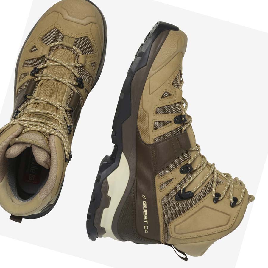 Salomon QUEST 4 GORE-TEX Vandringsskor Herr Bruna | SE62EBC