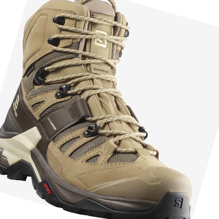 Salomon QUEST 4 GORE-TEX Vandringsskor Herr Bruna | SE62EBC