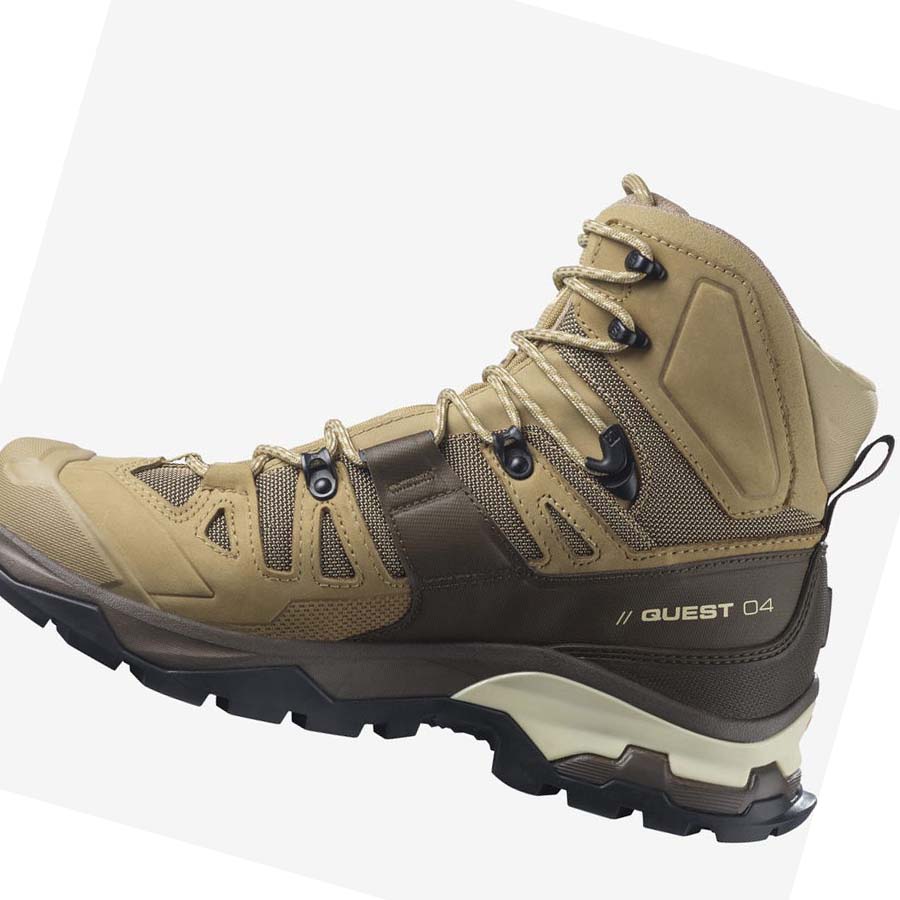 Salomon QUEST 4 GORE-TEX Vandringsskor Herr Bruna | SE62EBC