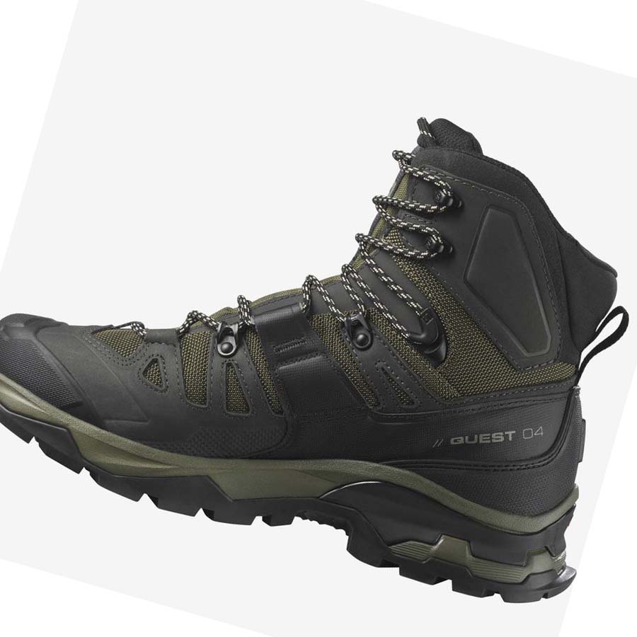 Salomon QUEST 4 GORE-TEX Vandringsskor Herr Olivgröna | SE63WNB