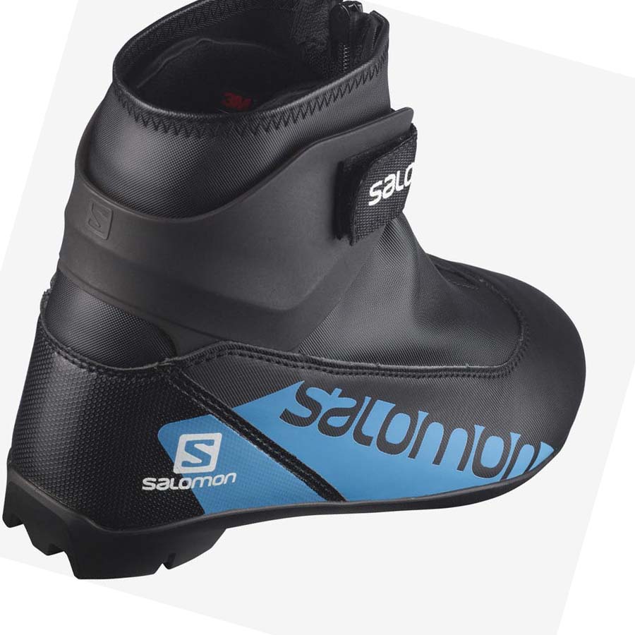 Salomon R/COMBI JUNIOR PROLINK Pjäxor Barn Svarta Blå | SE1606ZUT