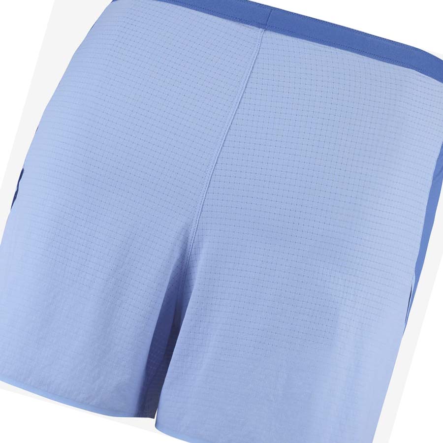 Salomon SENSE AERO 3'' Shorts Dam Blå | SE1287MQZ