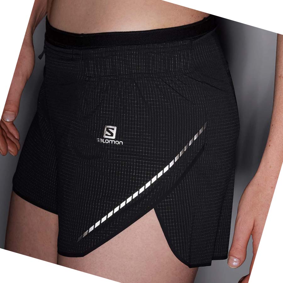 Salomon SENSE AERO 3'' Shorts Dam Svarta | SE1286QMA