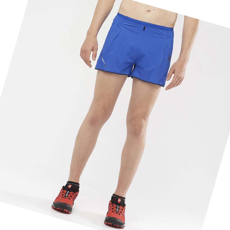 Salomon SENSE AERO 3'' Shorts Herr Blå | SE472OKI