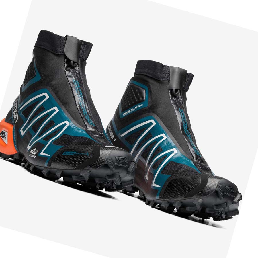 Salomon SNOWCROSS ADVANCED Sneakers Dam Svarta Gröna | SE943YXF