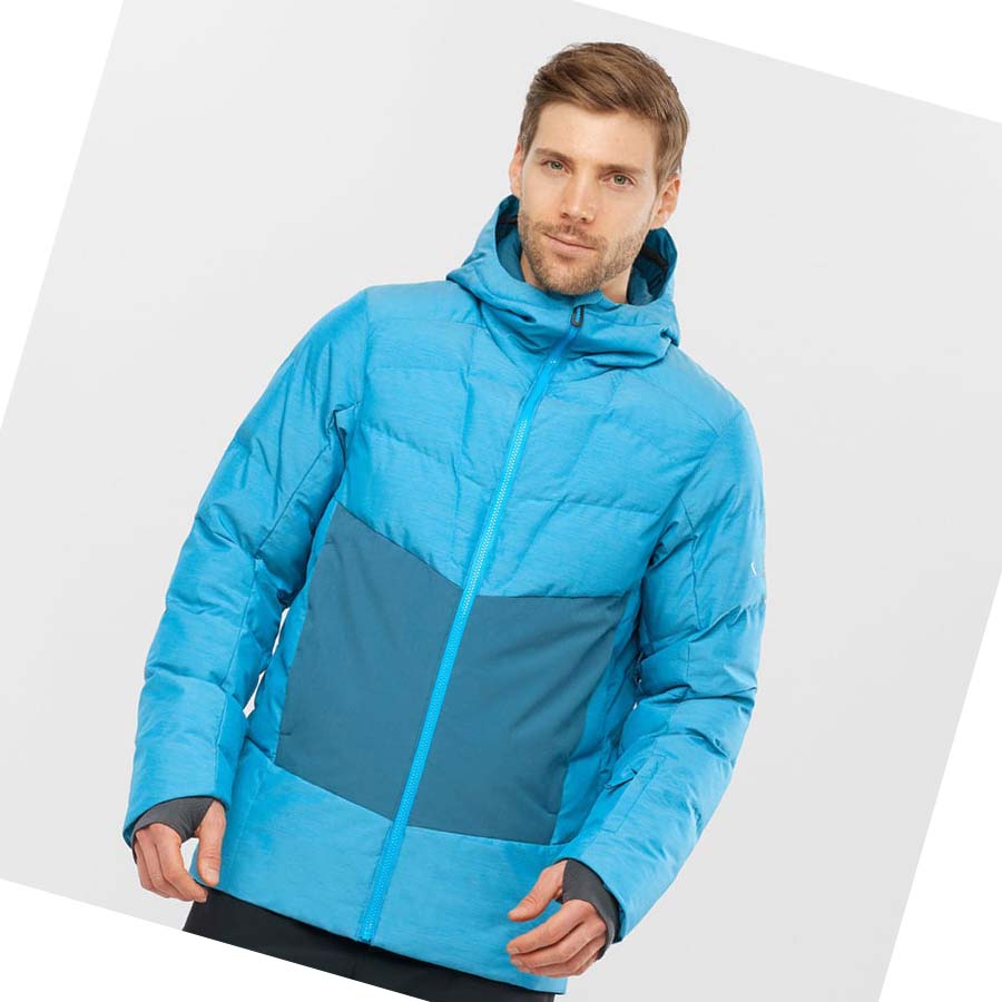 Salomon SNOWSHELTER INSULATED Jacka Herr Blå | SE327BEX