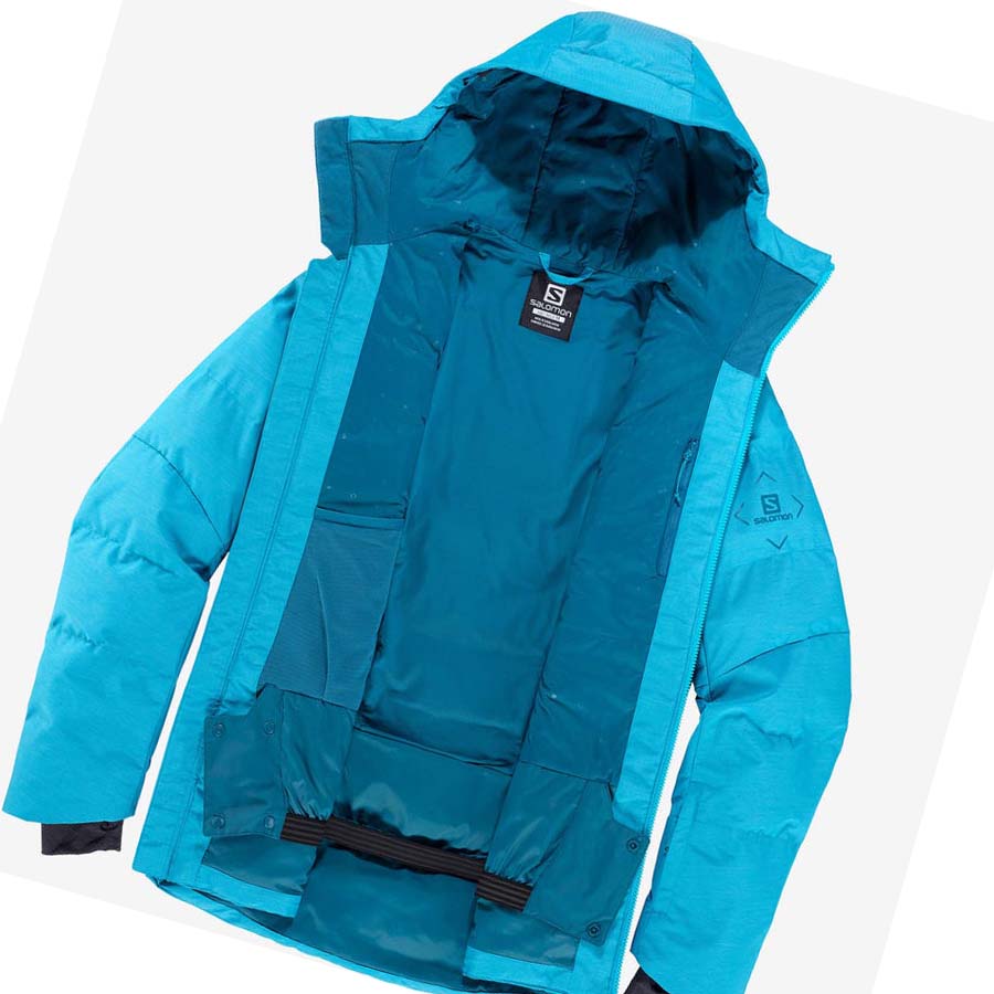 Salomon SNOWSHELTER INSULATED Jacka Herr Blå | SE327BEX