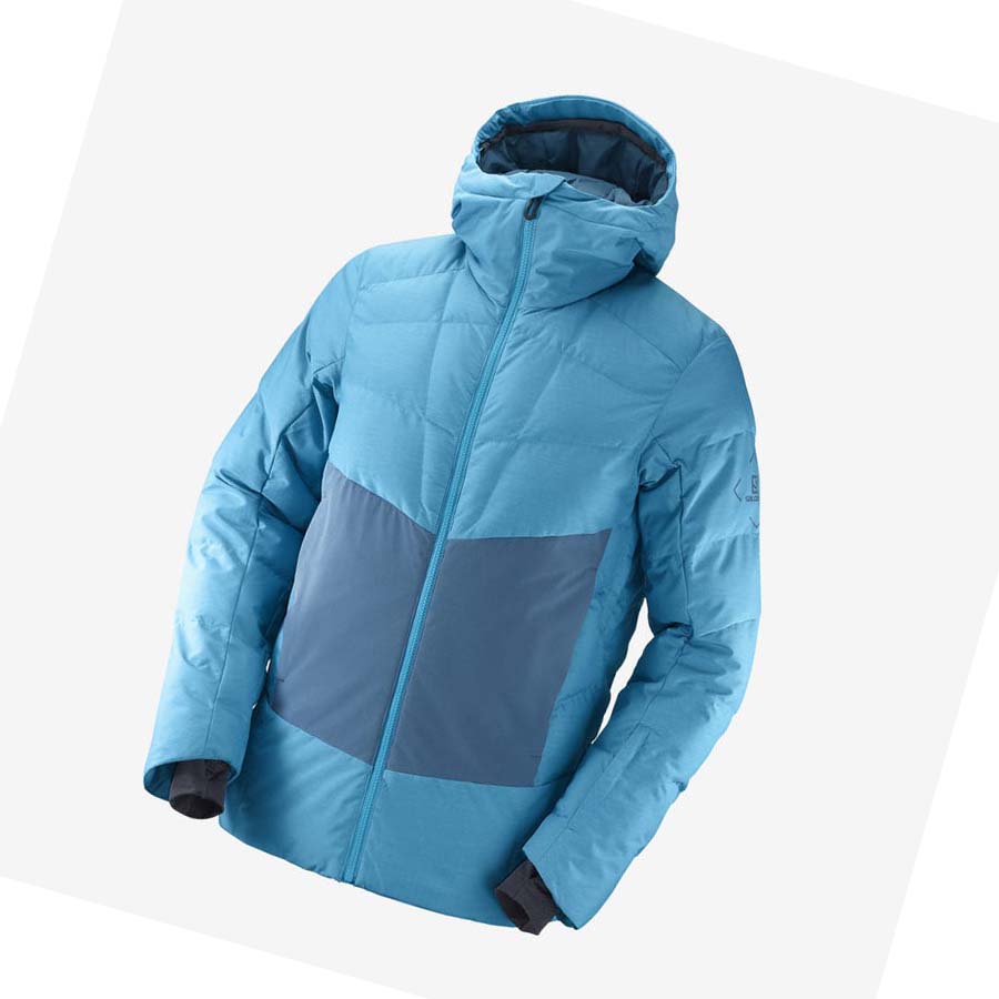 Salomon SNOWSHELTER INSULATED Jacka Herr Blå | SE327BEX