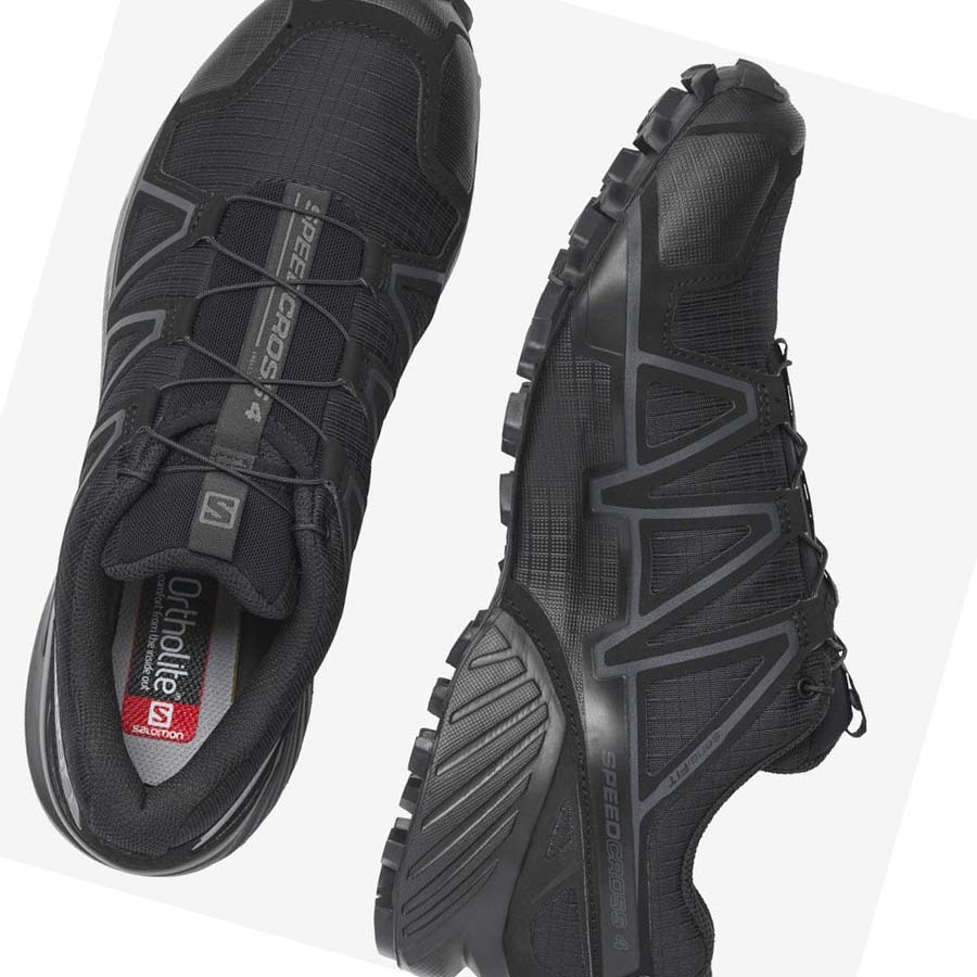 Salomon SPEEDCROSS 4 WIDE FORCES Stövlar Dam Svarta | SE1032XYU