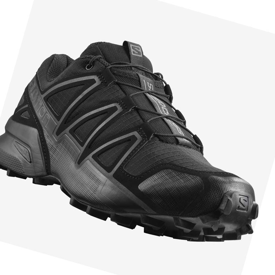 Salomon SPEEDCROSS 4 WIDE FORCES Stövlar Dam Svarta | SE1032XYU