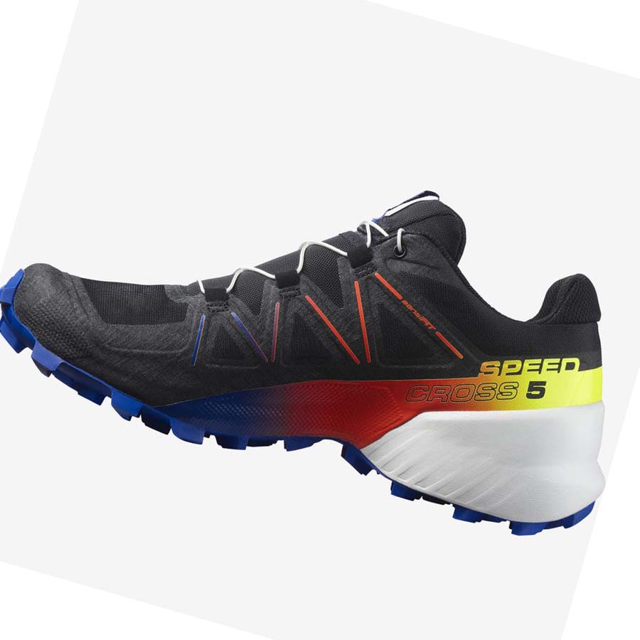 Salomon SPEEDCROSS 5 RACING PACK Trail löparskor Dam Svarta Gula | SE850XYU