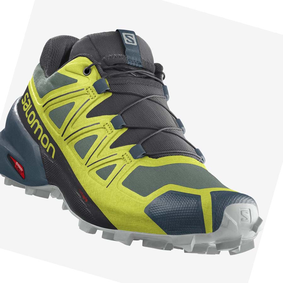 Salomon SPEEDCROSS 5 Trail löparskor Herr Gula Svarta | SE114EBC