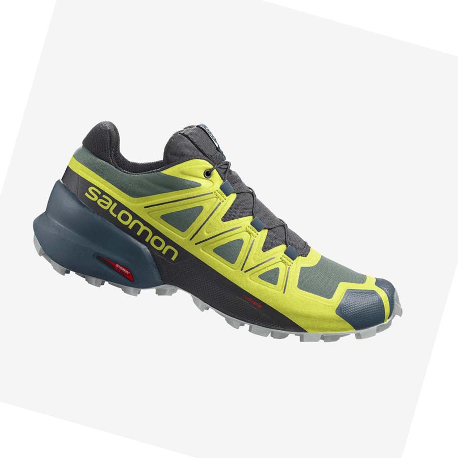 Salomon SPEEDCROSS 5 Trail löparskor Herr Gula Svarta | SE114EBC