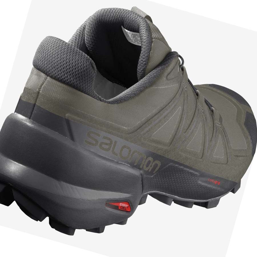 Salomon SPEEDCROSS 5 WIDE Trail löparskor Herr Olivgröna | SE103FDN