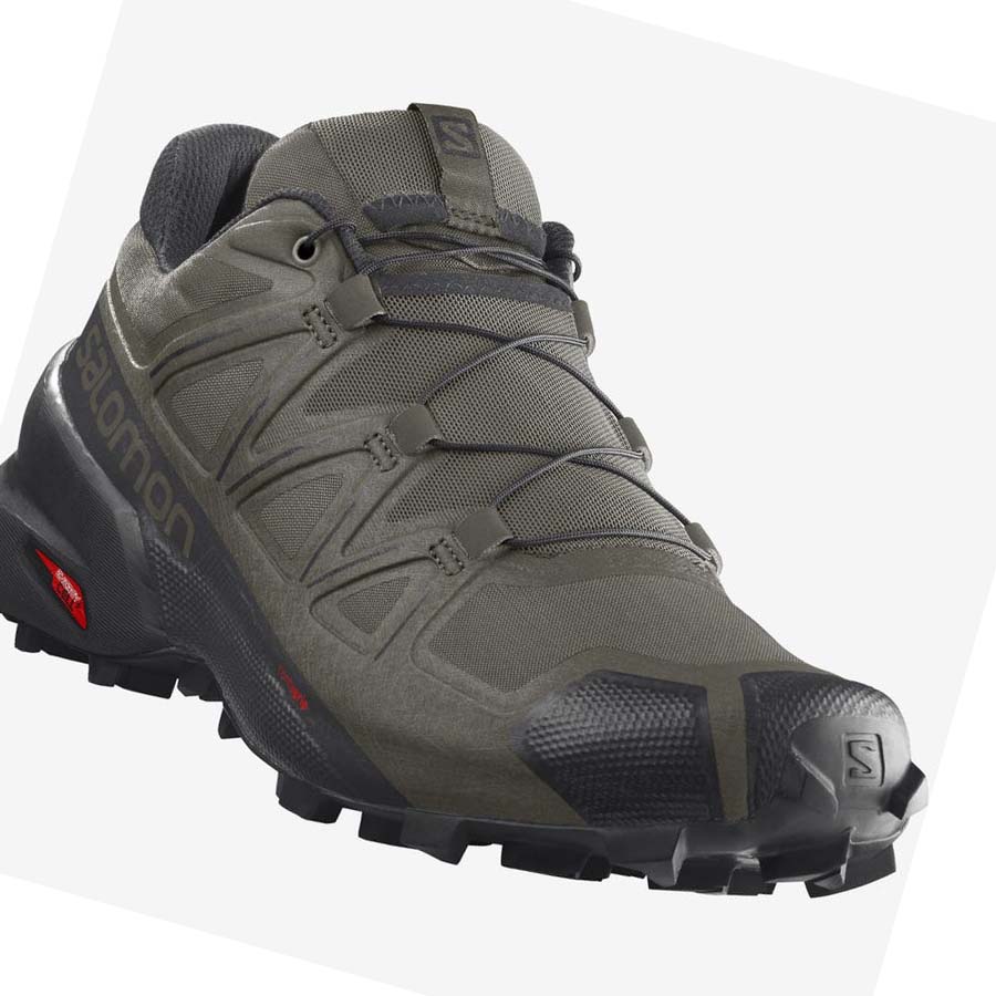 Salomon SPEEDCROSS 5 WIDE Trail löparskor Herr Olivgröna | SE103FDN