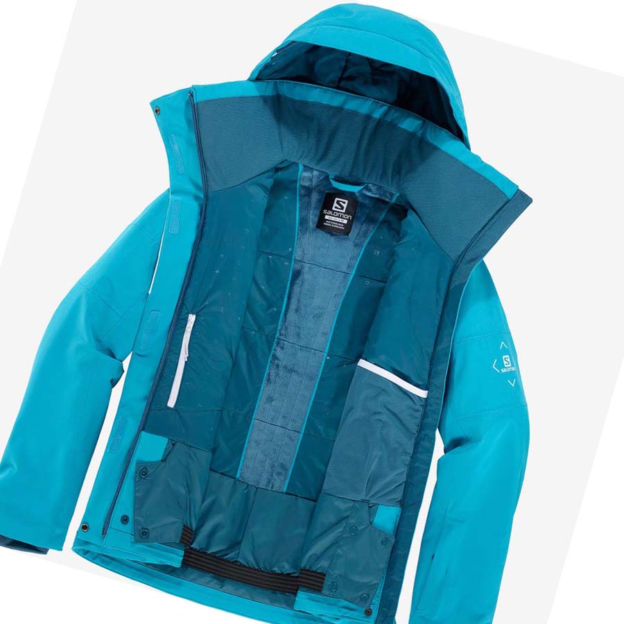 Salomon SPEED INSULATED Jacka Dam Blå | SE1185BEX