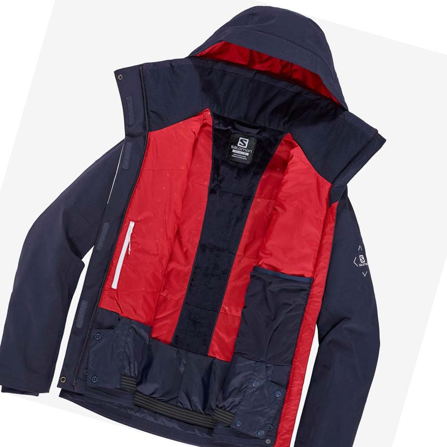 Salomon SPEED INSULATED Jacka Dam Marinblå | SE1186VRW