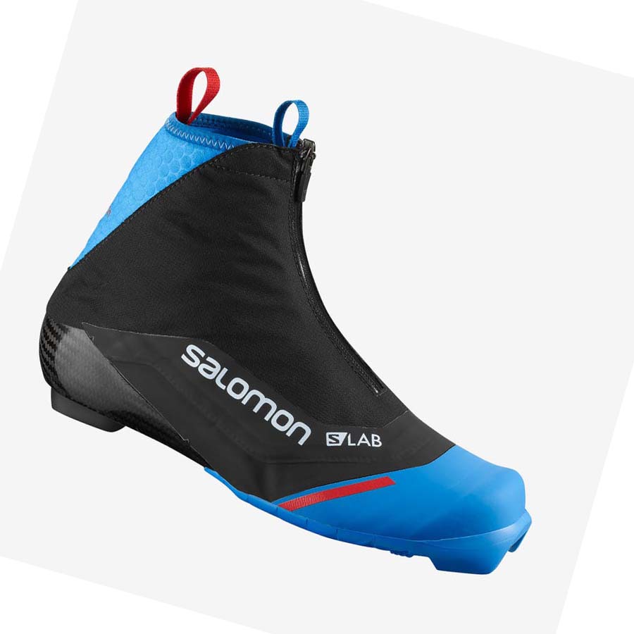 Salomon S/LAB CARBON CLASSIC PROLINK Pjäxor Dam Svarta Blå | SE1567UZG