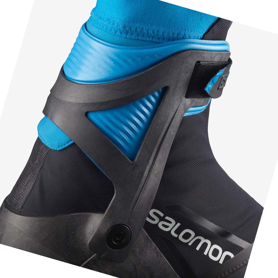 Salomon S/MAX CARBON SKATE MV PROLINK Pjäxor Dam Svarta Blå | SE1568ILH