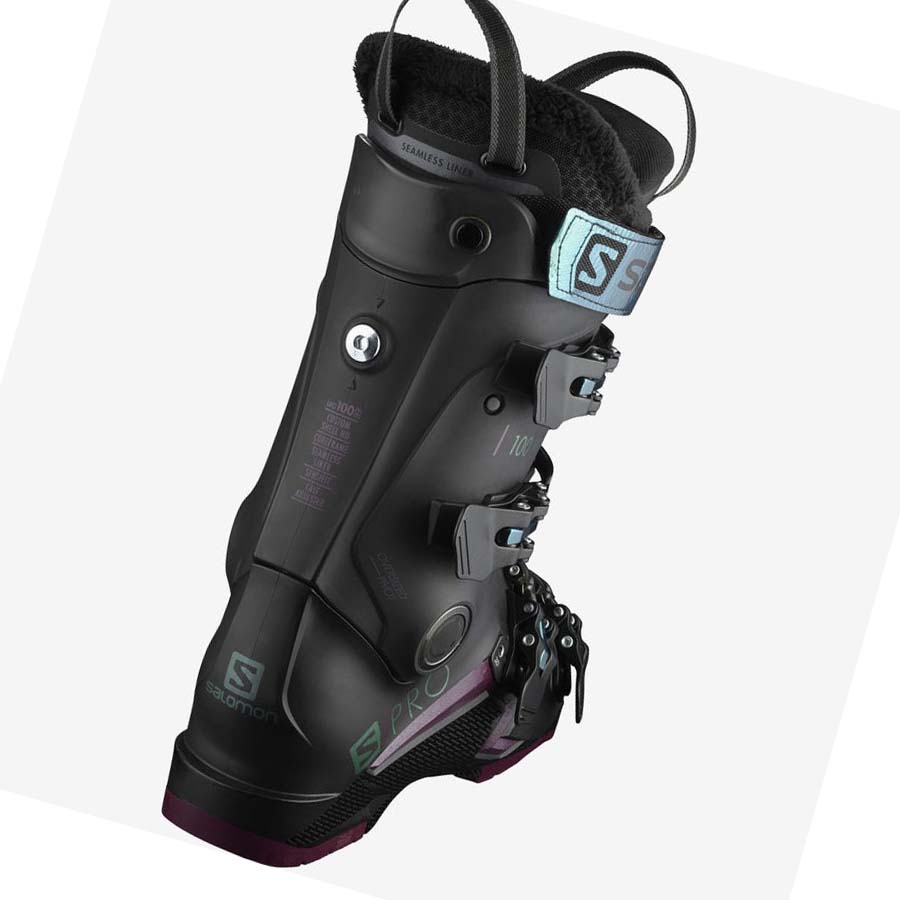 Salomon S/PRO 100 Pjäxor Dam Svarta | SE1558BEX