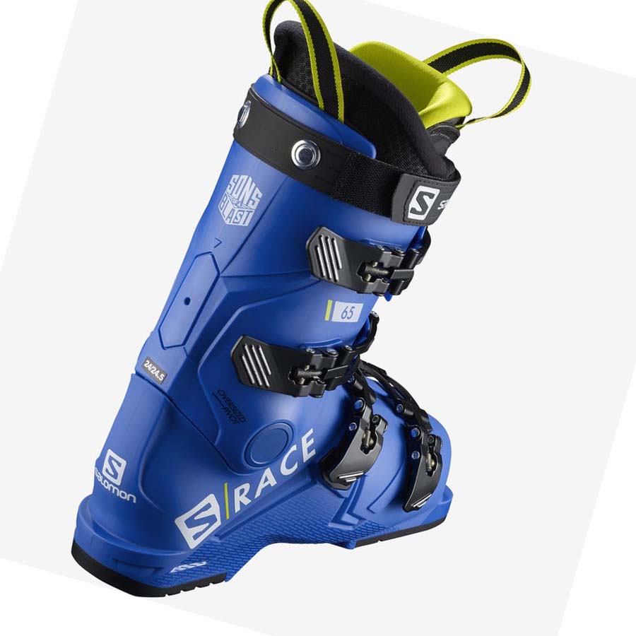 Salomon S/RACE 65 Pjäxor Barn Blå | SE1622PJJ