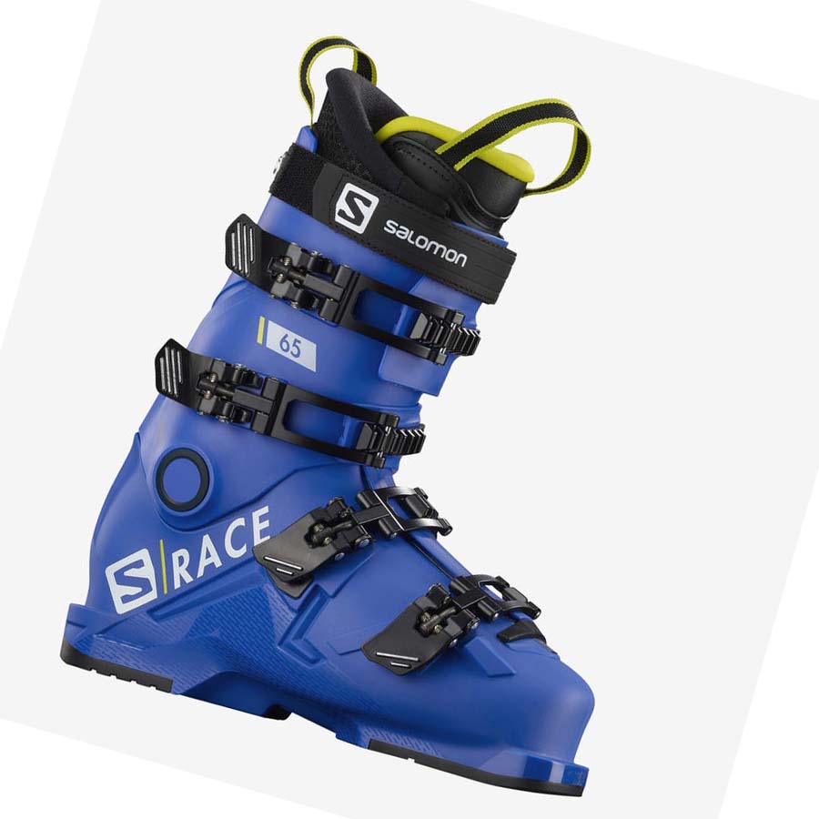 Salomon S/RACE 65 Pjäxor Barn Blå | SE1622PJJ