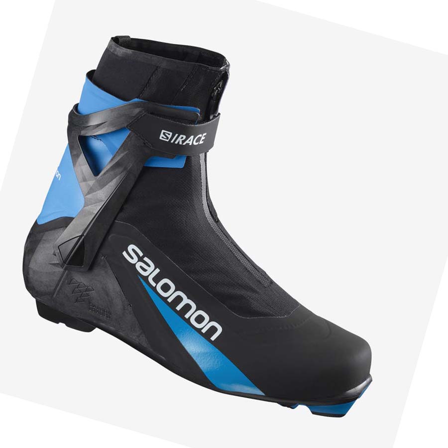 Salomon S/RACE CARBON SKATE PROLINK Pjäxor Herr Svarta Blå | SE742NWY