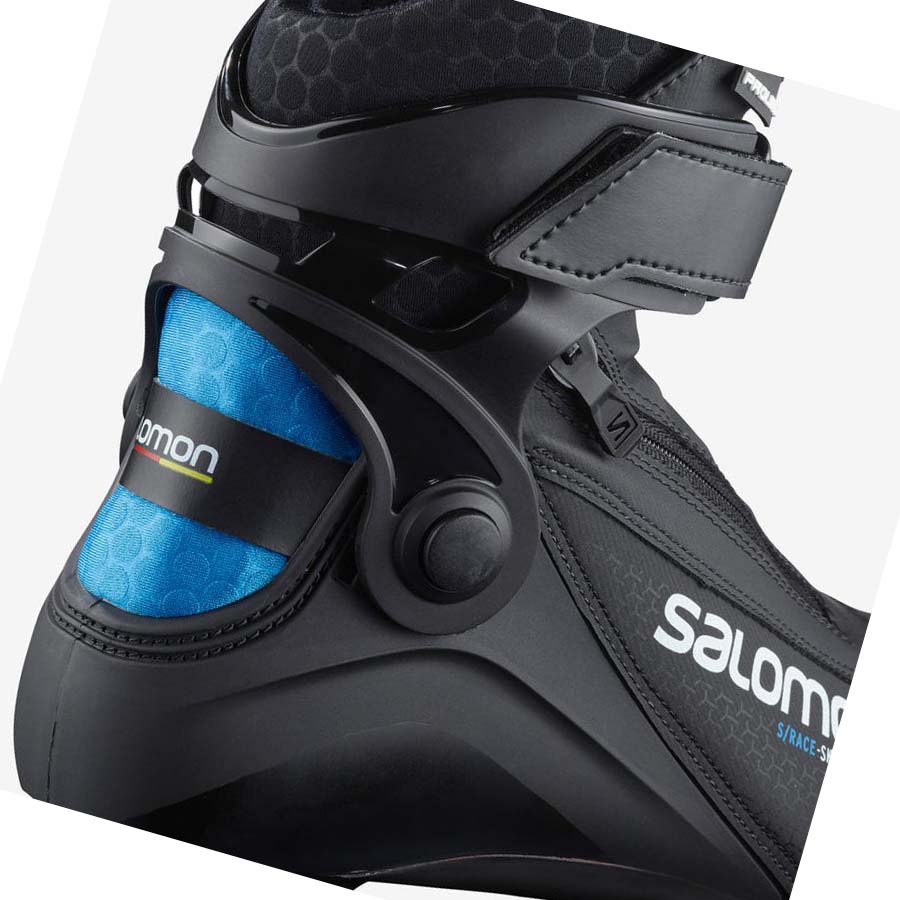 Salomon S/RACE SKIATHLON JUNIOR PROLINK Pjäxor Barn Svarta Blå | SE1607XYU