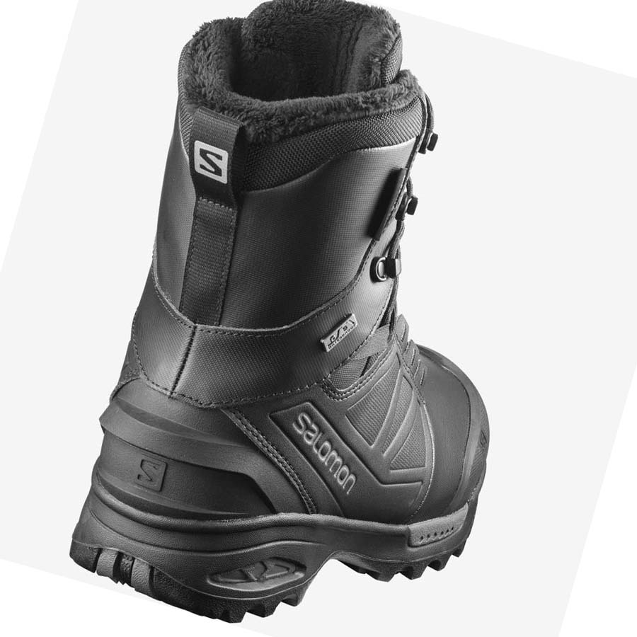 Salomon TOUNDRA PRO CLIMASALOMON™ WATERPROOF Vinterkängor Herr Svarta | SE244EBC